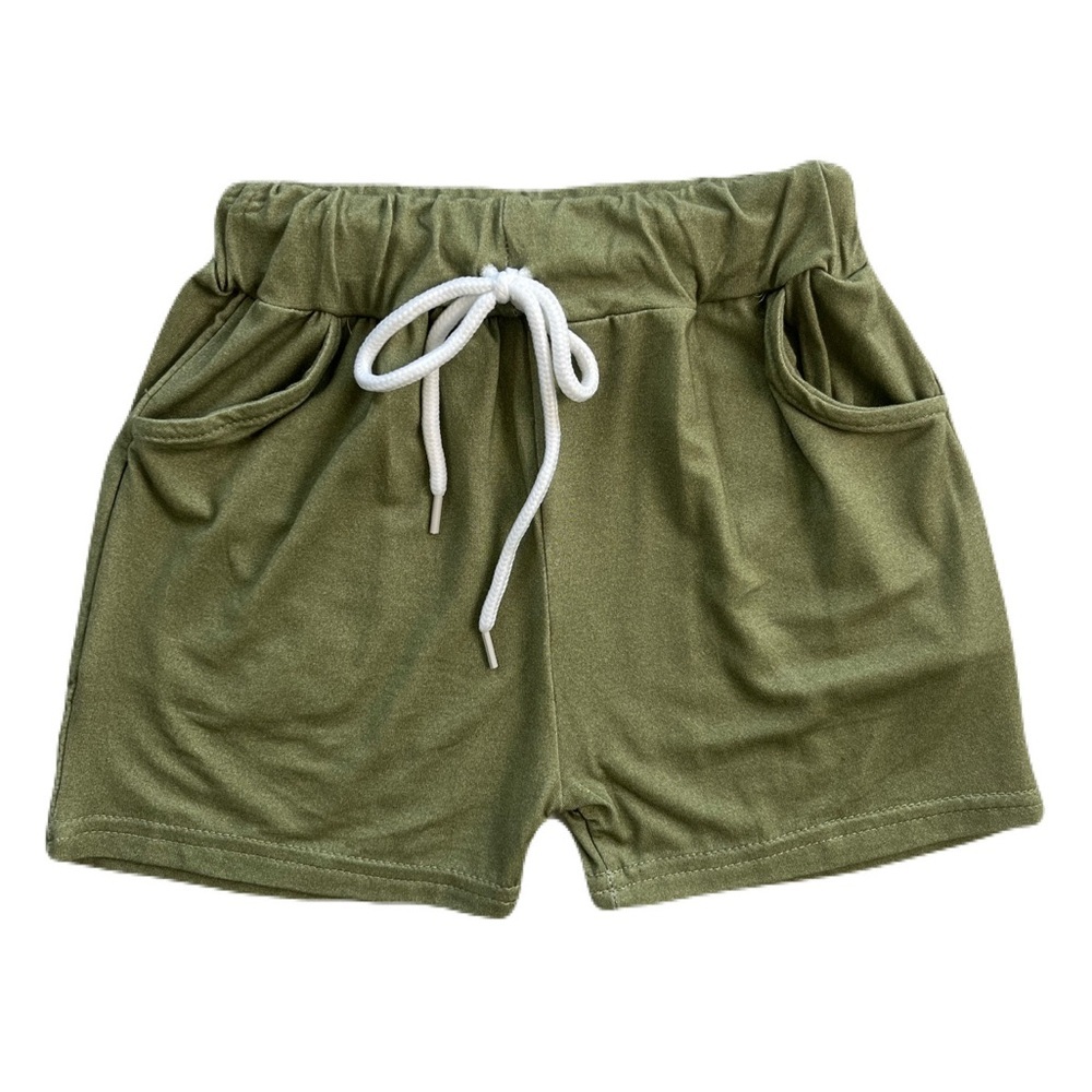 Little Eye Bamboo Smiles & Tiles Pocket T-Shirt & Drawstring Shorts Set - Picture 3 of 5